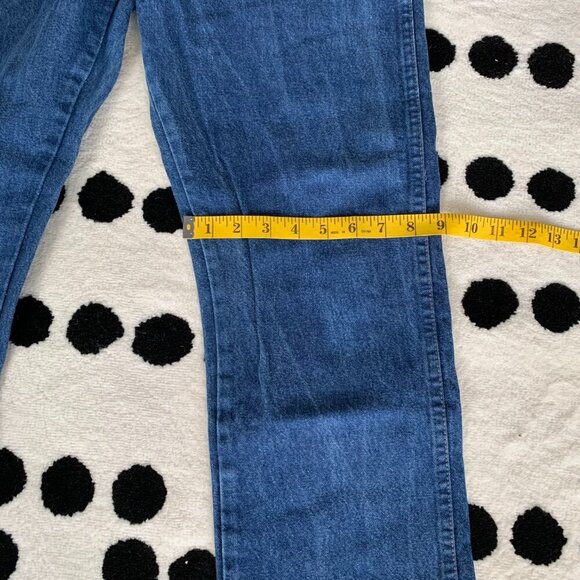 Wrangler Vintage High Rise Jeans Cowgirl Cut Straight Leg Long 38 Inseam Denim - Picture 13 of 15